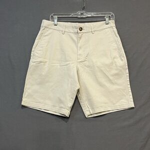 Old Navy Chino Shorts Mens Size 31 Tan Slim Fit Flex Hiking Outdoor Preppy 8"